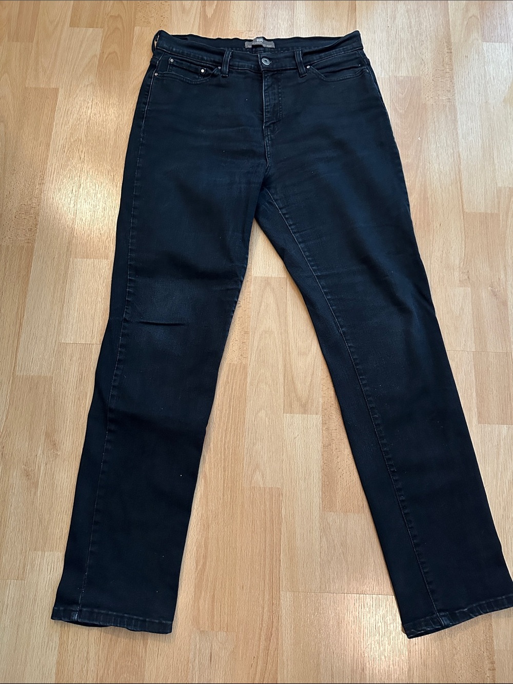 Levi’s Perfectly Slimming 512 Skinny Jeans Dark Blue Wash Sz 14M